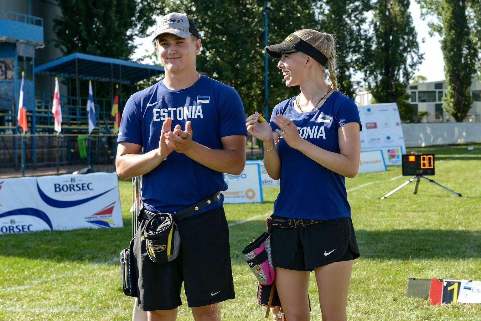 Lisell Jäätma ja Robin jäätma osalevad Medellinis, Kolumbias toimuval Hyundai Archery MK III etapil