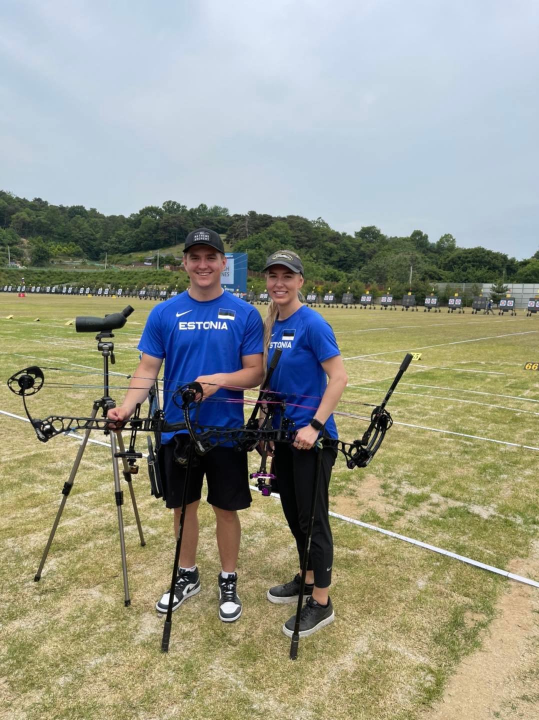Eesti plokkvibu segavõistkond koosseisus Robin Jäätma/Lisell Jäätma on Euroopa Meistrivõistlustel vibulaskmises jõudnud kullamatši!