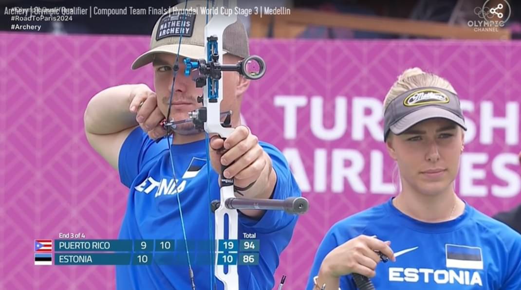 Lisell Jäätma ja Robin Jäätma võitsid Medellinis toimuval Hyundai Archery MK III etapil pronksmedali!
