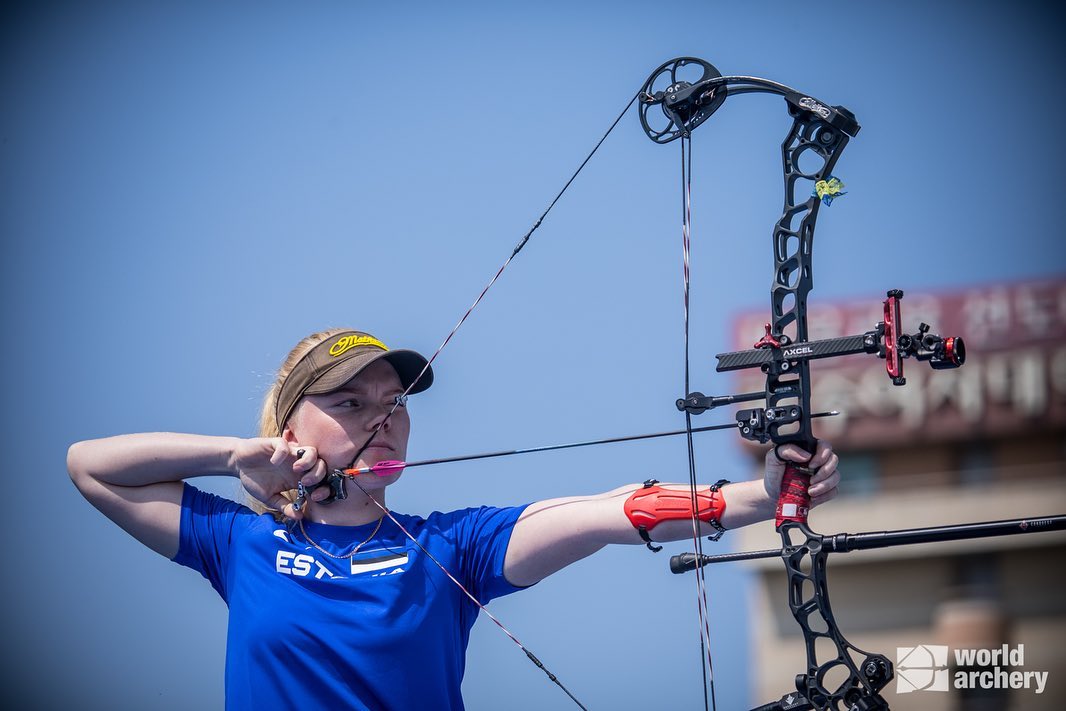 Maris Tetsmann jõudis vibulaskmise Euroopa Grand Prix II etapil pronksimatši