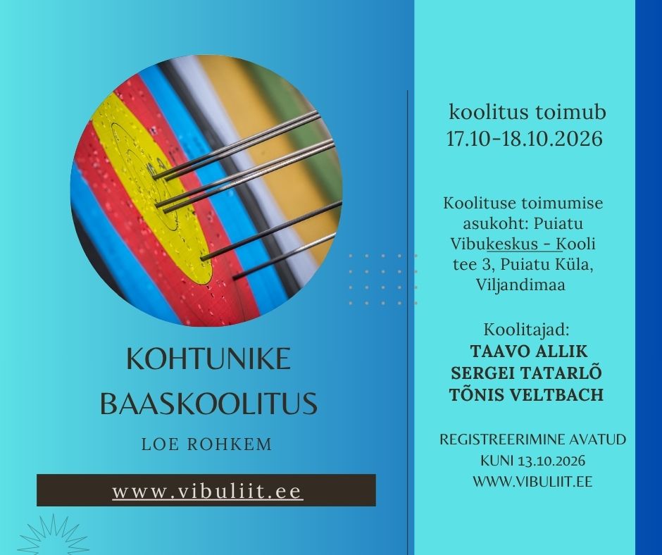 Avatud on registreerimine vibukohtunike baaskoolitusele